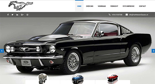 StapOnline.nl Ford Mustang Van heteren Classics